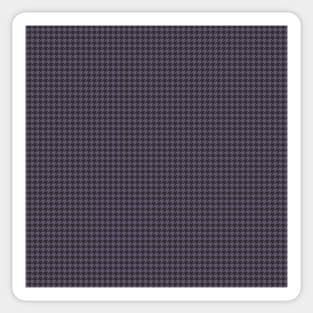 Houndstooth  by Suzy Hager      Amari Collection   107, Shades of Grey, Violet and Brown Sticker